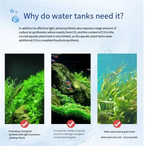 18X Aquarium CO2 System Generator Bottle Cap Fish Tank Plant Air Diffuser Generator Tool Carbon Dioxide Reactor 2