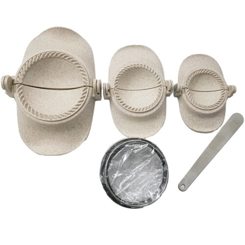 6X Dumpling Maker, Empanadas Press Mold Maker Set with Dough Cutter and Stuffing Spoon, Empanada Molds 1