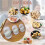 6X Dumpling Maker, Empanadas Press Mold Maker Set with Dough Cutter and Stuffing Spoon, Empanada Molds 5