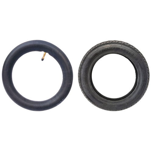 Câmara de ar e pneu externo de 12 polegadas (12/2 x 2/4) (57-203) para bicicleta e scooter elétrica. 2