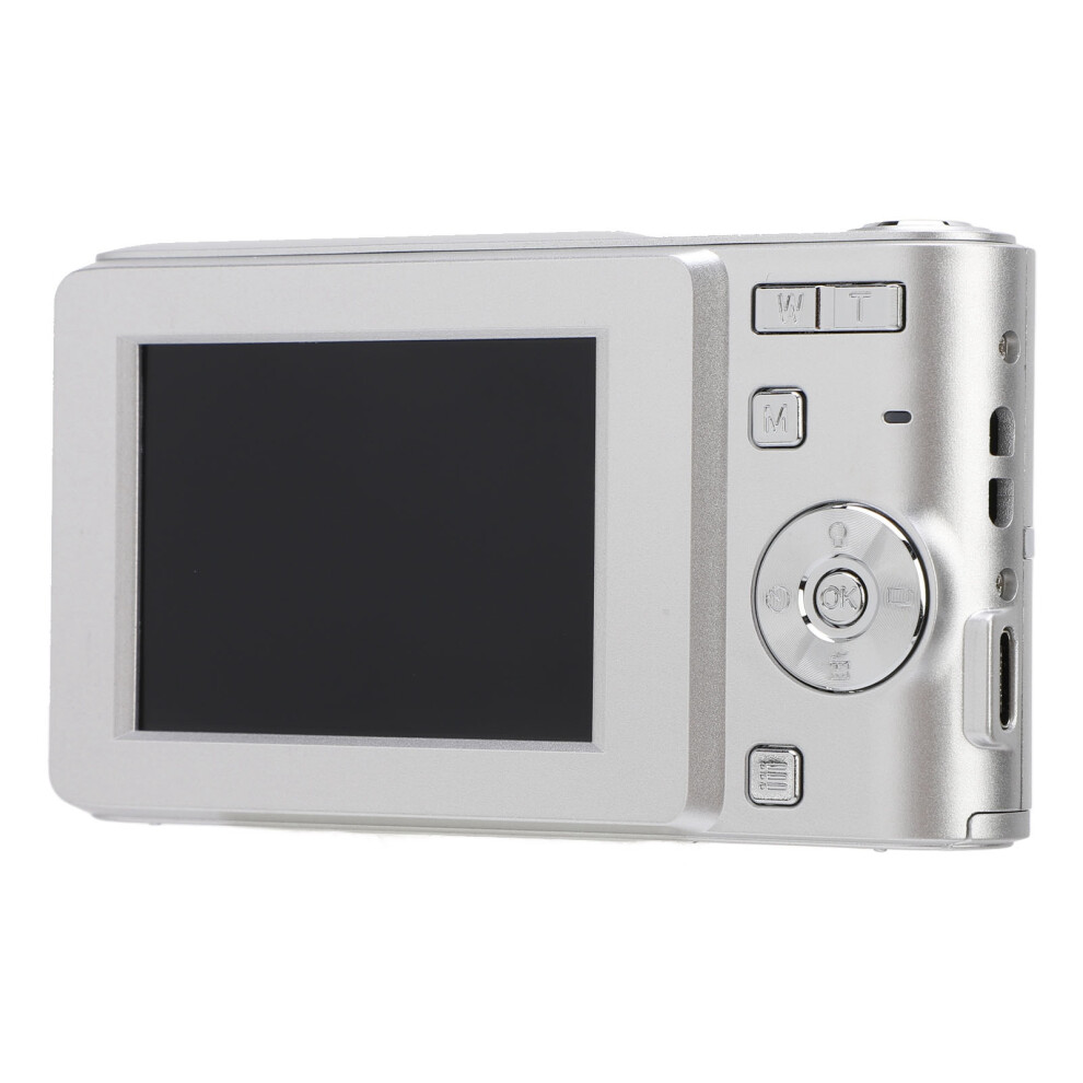 Pocket Digital Camera FHD 1080P 50MP 16X Zoom 2.4" Silver