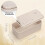 2X Lockable Storage Box, Locking Medicine Box, Cell Phone Locked Jail, Containers Bin Beige 4