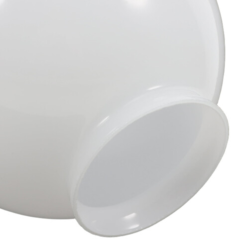 White Glass Lamp Shade – Spherical, 16.5 x 15 cm 2