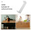 White WallMounted Spice Rack Organizer for Home Kitchen Storage Wood Multifunctional Design 4