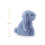 Coelho de pelúcia azul marinho de 15 cm para crianças (6 polegadas) 5