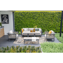 Bologna Garden Lounge Suite with Up-Down Table & Bench