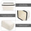 Dining Room Trash Can White 1Set 12x9in 3