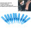 100Pcs Disposable Blue Plastic Long Tattoo Needle Tips 4.8x0.8cm 12