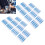 100Pcs Disposable Blue Plastic Long Tattoo Needle Tips 4.8x0.8cm 15