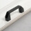 Black 90 mm 8.9 cm hole spacing plastic cabinet drawer pull handle 3