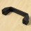 Black 90 mm 8.9 cm hole spacing plastic cabinet drawer pull handle 7
