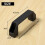 Black 90 mm 8.9 cm hole spacing plastic cabinet drawer pull handle 8