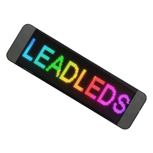Programmable LED Sign 64x20 Dot Matrix Flexible Mobile App Control Custom Text