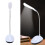 Kids LED Bedside Reading Lamp 360 Adjustable White Plastic 4