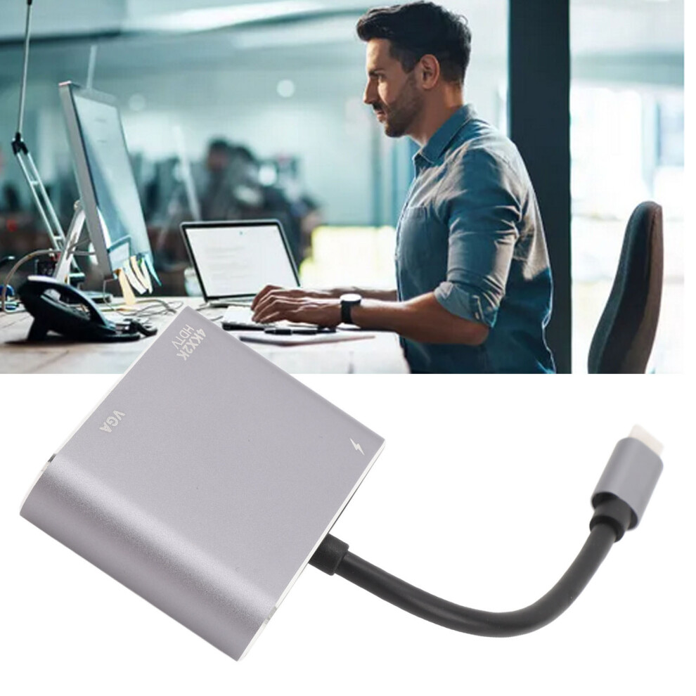 Type C To Vga Usb3.0 Pd Adapter 4K Video Converter For Phone Tv Computer 9341390937561