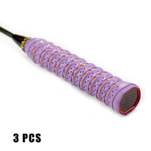 (Purple) 3 Pcs Anti-Slip Tennis Overgrip Tape