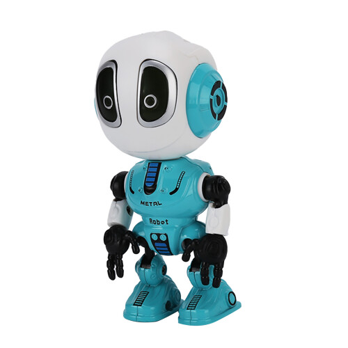 Kids Talking Robot Toy Portable 12cm ABS Interactive Gift for 3+