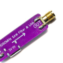 2X 1090 MHz 1,09 GHz ADS-B Aktiver SAW-Filter & LNA 5V Netzteil