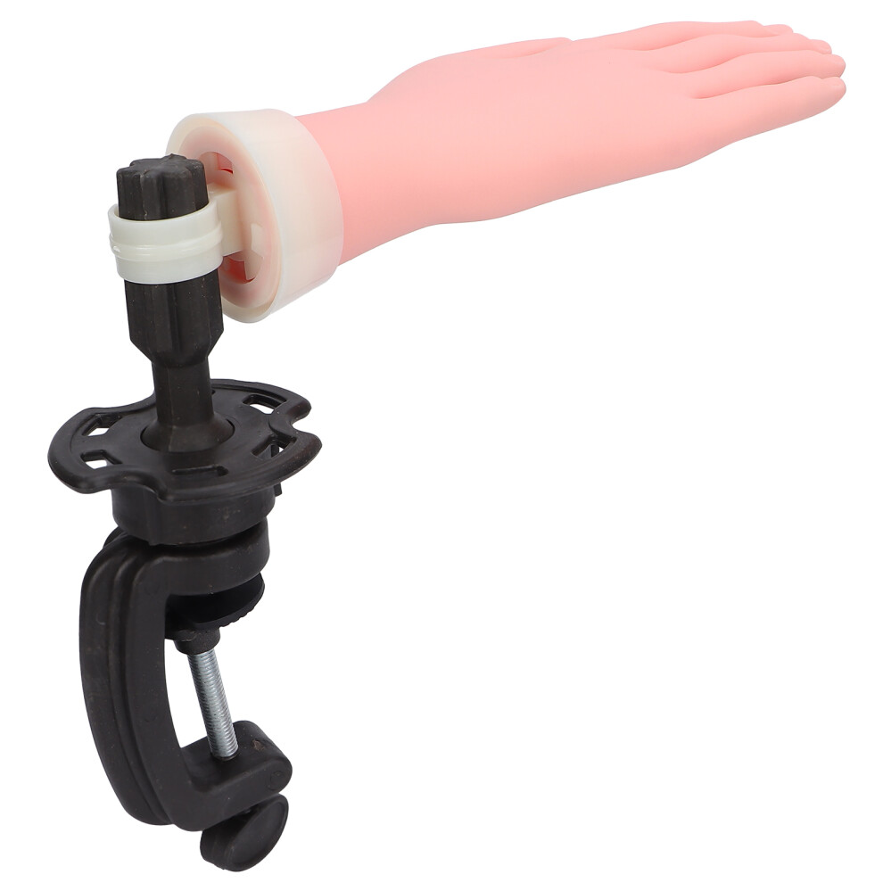 Realistic Flexible Nail Art Practice Hand - 26.5cm, Bendable Silicone Mannequin