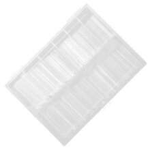 240 Stück Transparente Künstliche Nagelspitzen, ABS, Verschiedene Größen, Salongebrauch