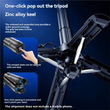 Magnetic Selfie Stick Desktop Quadruped Handheld Stabilizer P15C Mobile Phone Assisted Shooting Support White