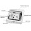 Embedded Floor Socket Box EU Standard USB Power 250V 16A Silver 8