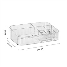 Desktop Cosmetics Storage Box Dust-Proof Makeup Organizer for Cotton Pads Bathroom Jewelry Organizer for Cosmetics