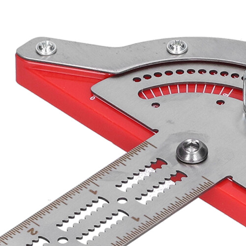10in Woodworkers Edge Ruler Steel ABS Precise Measuring Tool 2