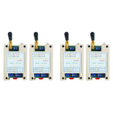 4 Pièces VHF/UHF Radio 426 MHz-508,5 MHz Large Portée RF UART RS485 Carte Émetteur-Récepteur Sans Fil Module Modbus RTU 12 V 24 V
