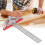 10in Woodworkers Edge Ruler Steel ABS Precise Measuring Tool 12