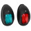 2 pièces LED de navigation IP66 12V 3W Rouge/Vert 2