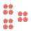 12Pcs Orange Mesh Pouf Bath Sponge - Soap Bar Loofah with Quick Drying 3