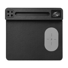 Office Gift Set 15w Wireless Charging Mouse Pad 5w Business Insurance Table Mat Gift
