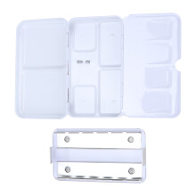 Multicolored Iron Paint Box – Portable Watercolor Pigment Case 12x7x2cm