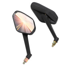 2pcs Adjustable Handlebar Bike Mirrors 17x8.9cm Scratch-Resistant Glass