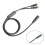 2X 1T2 Transfer Waterproof Cable Thumb Throttle Cable Display for Bafang BBS01/02B BBSHD Thumb Throttle 5