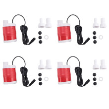 4X DC12V 20W Submersible Pump High Lift Fountain Pump High Flow Brushless  Pump for Home Pond Fish Tank Fountain