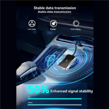 2-in-1-Kabelloser Carplay-Adapter Android AUTO AI Box Carplay WiFi & Kabelgebundenes CarPlay zu Kabellosem Carplay