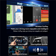 2-in-1-Kabelloser Carplay-Android-Auto-Adapter, -AI-Box, Carplay, WLAN und , Kabelgebundenes CarPlay auf Kabelloses Carplay
