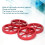 4 Pcs Aluminum Hand Twist Leveling Nut Spring Kit for 3D Printer Models 8