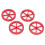 4 Pcs Aluminum Hand Twist Leveling Nut Spring Kit for 3D Printer Models 9