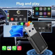 2 In1 Wireless Carplay Android AUTO Adapter AI Box Carplay WiFi & Wired CarPlay to Wireless Carplay