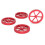4 Pcs Aluminum Hand Twist Leveling Nut Spring Kit for 3D Printer Models 14