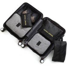 6pcs Travel Packing Cubes Set – Water-Resistant Nylon, Multiple Sizes & Colors