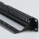 2pcs 19-Inch 1U Cabinet Rack Through 24-Port CAT6 Patch Panel RJ45 Network Cable Adapter  Jack Modular Panel 4