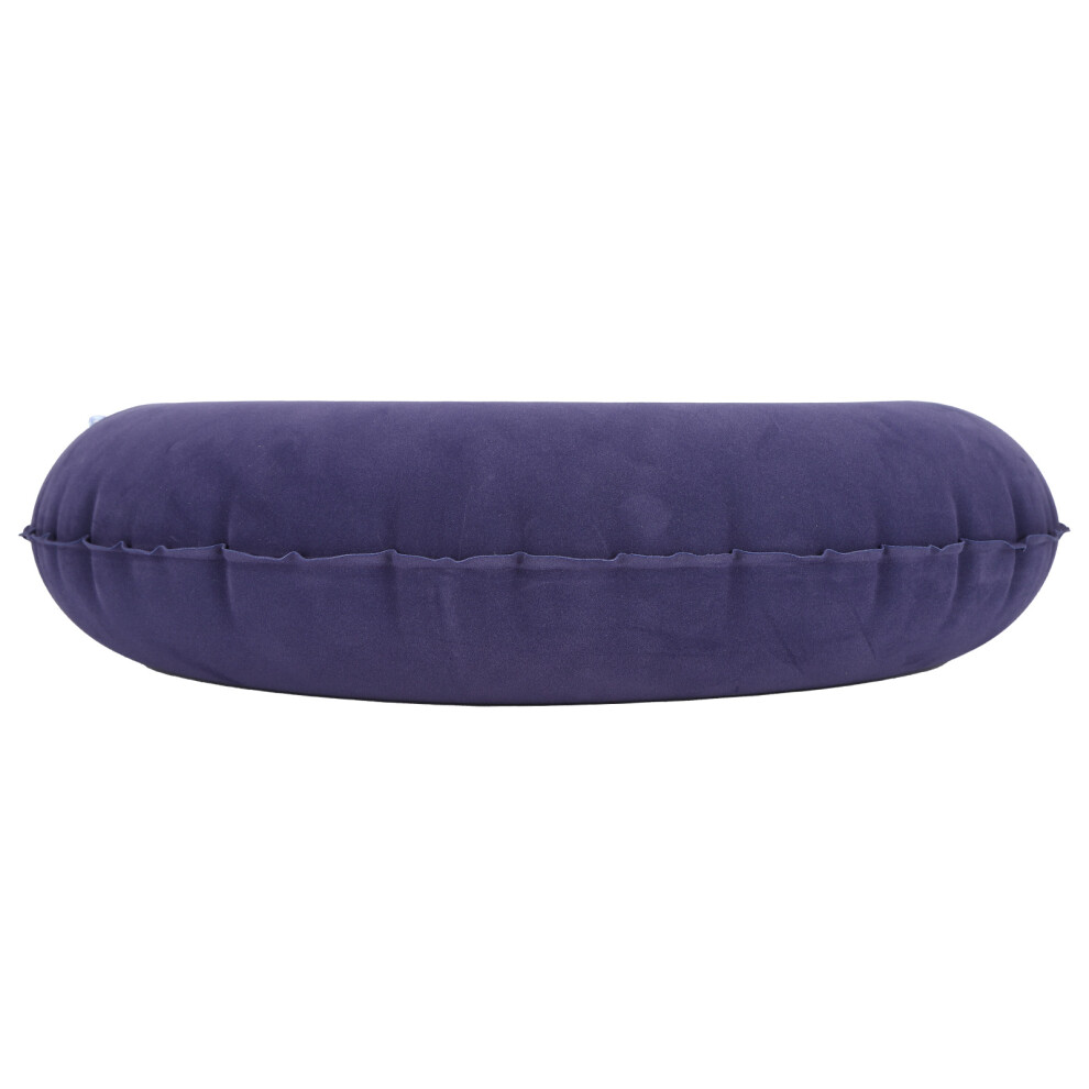 Dark/Blue Inflatable Hemorrhoid Tailbone Cushion - Soft Pvc Abs Round Donut