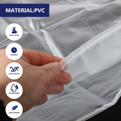 PVC Guitar Protective Cover Transparent Waterproof Durable 1