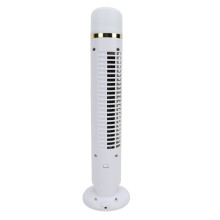 Multifunctional Tower Fan with LED Light, Adjustable Speed, White