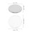4Pcs Silver Copper Blank Coins 40Mm Engraving Craft Challenge Tokens 2