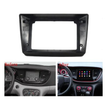 9 Inch Car Frame Fascia Adapter Android Radio Dash Fitting Panel Kit for DART 2013-2016 LHD